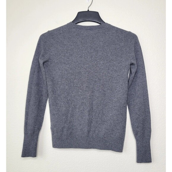 EVERLANE Cashmere Blend Gray Crewneck Sweater Women's Size XXS Long Sleeve Soft - Picture 9 of 9